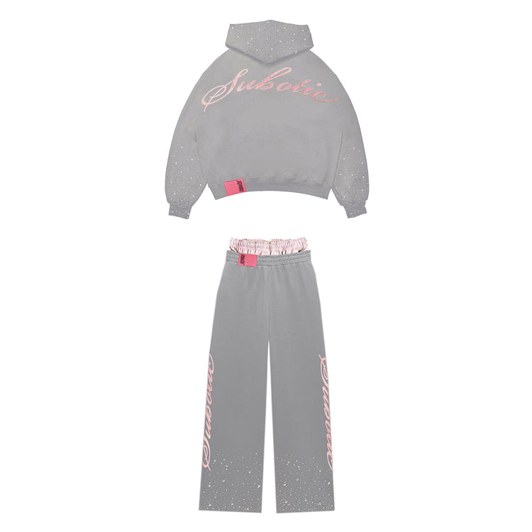 Gray crystal Tracksuit