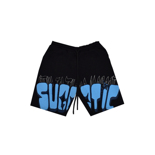 (BLACK - BLUE) - BUTTERFLY Shorts